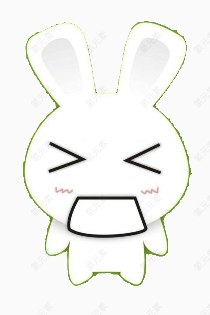 卡通小兔子元素