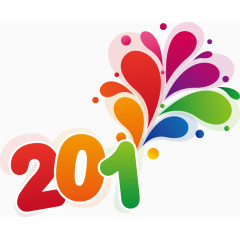 矢量彩色爆炸动漫图案