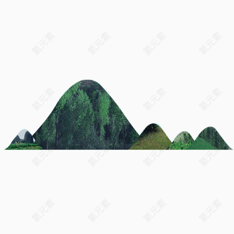 彩绘大山