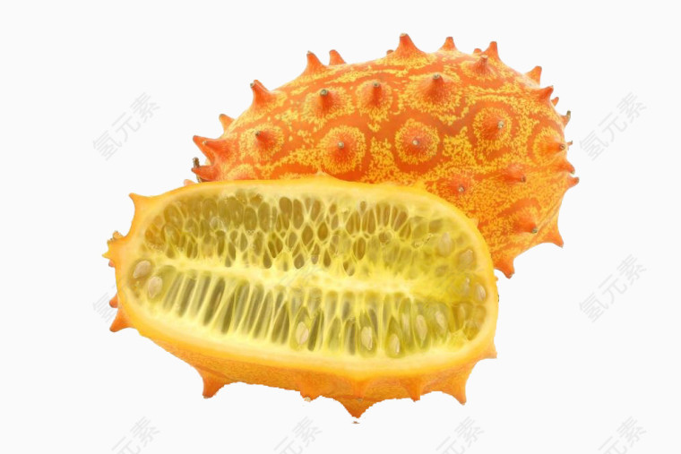 非洲角瓜特写图片