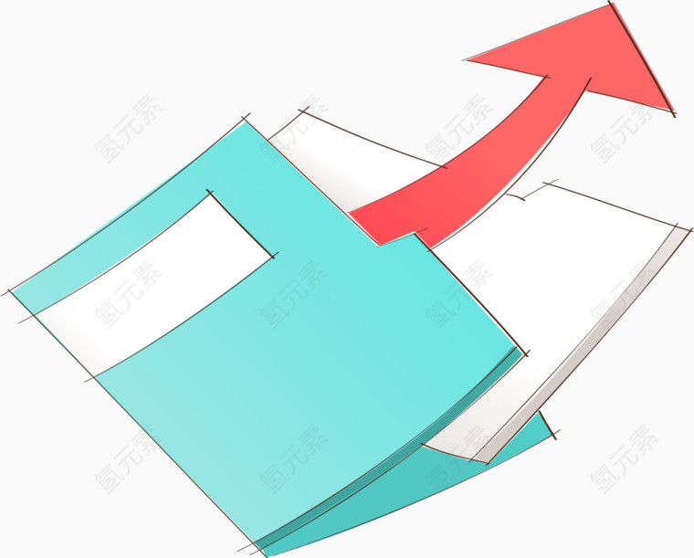 可爱卡通手绘金融