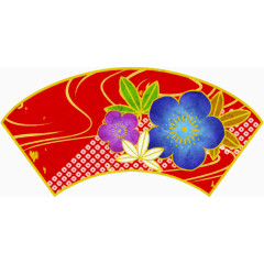 手绘古典图片卡通扇子图片