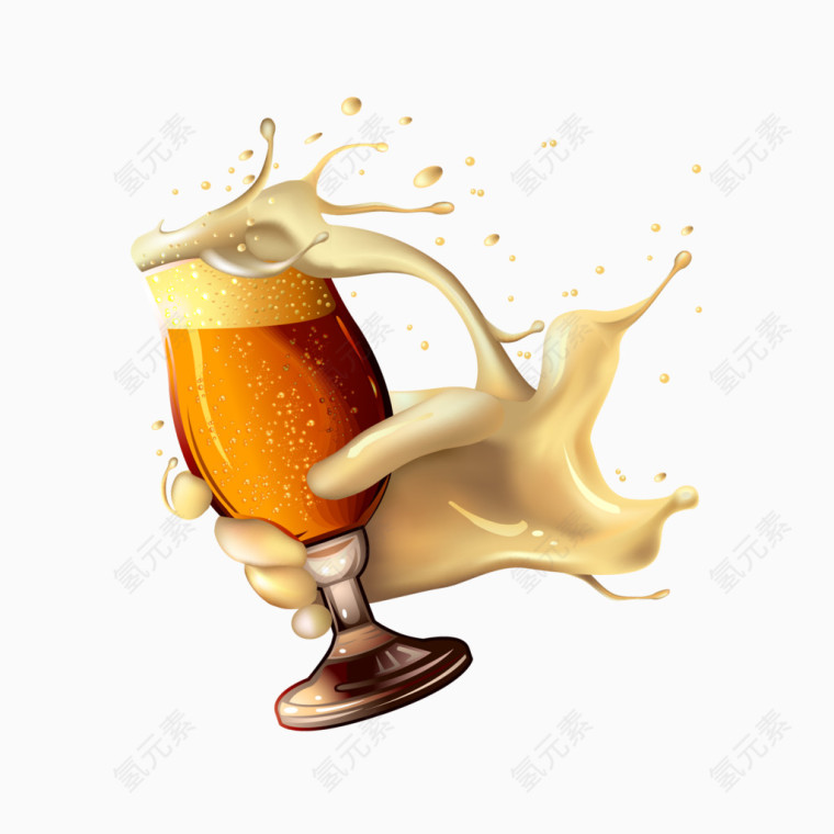 创意手拿酒杯