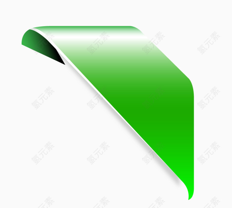 绿色三角促销