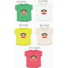 女性服装T恤素材图片