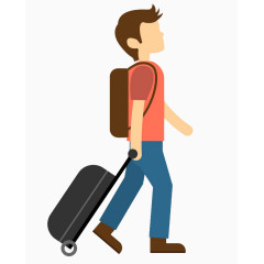 旅游攻略男背包客