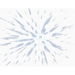 蓝色网格速度光线