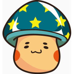 卡通蘑菇表情