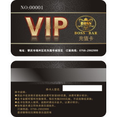 精美VIP会员卡矢量