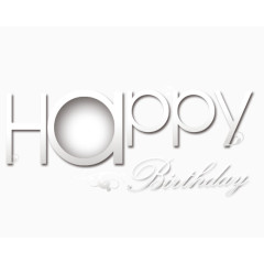 HAPPY英文字体设计