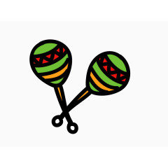 棒槌玩具卡通矢量素材