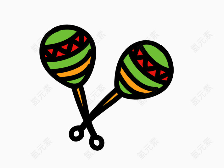 棒槌玩具卡通矢量素材