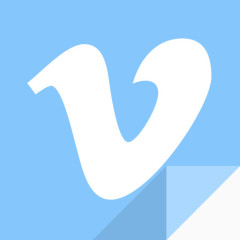 通信社交媒体社会网络VimeoVimeo的标志社会flipicons |卷1