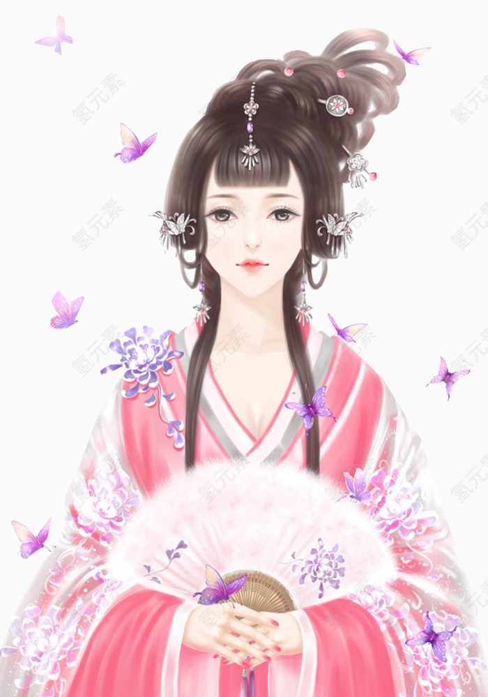 美女手绘
