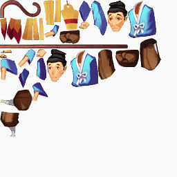 游戏图标素描卡通素材