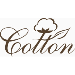 纯棉棉花图标标签png