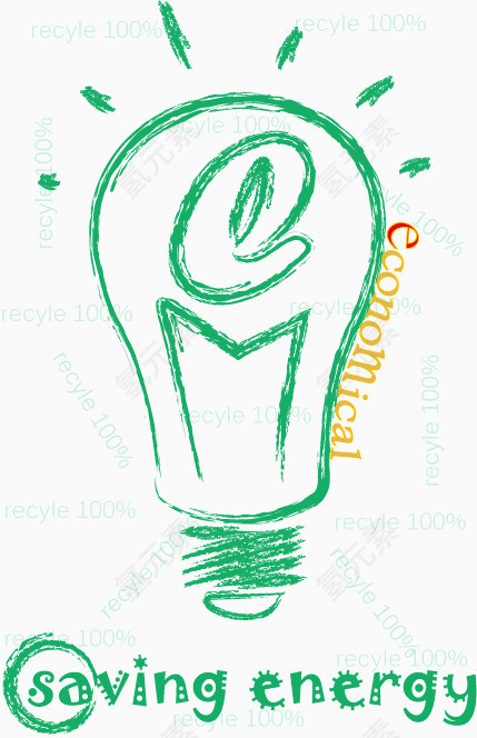节能手绘创意
