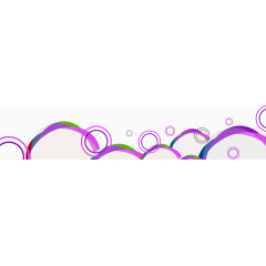 抽象炫彩紫色圈圈框框