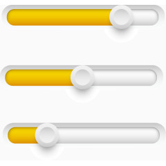 矢量黄色调节器