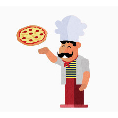 食品手绘扁平素材