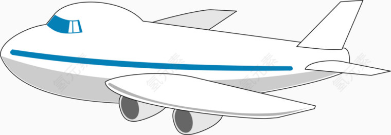 卡通飞机素材