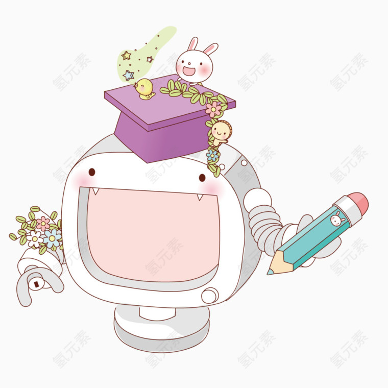 卡通机器人