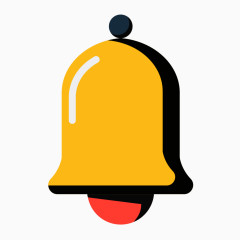 卡通精美工具图标铃铛