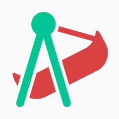 彩色游乐场元素图标