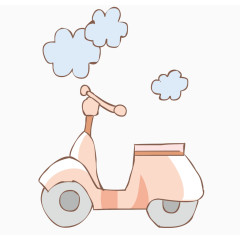 卡通电动自行车