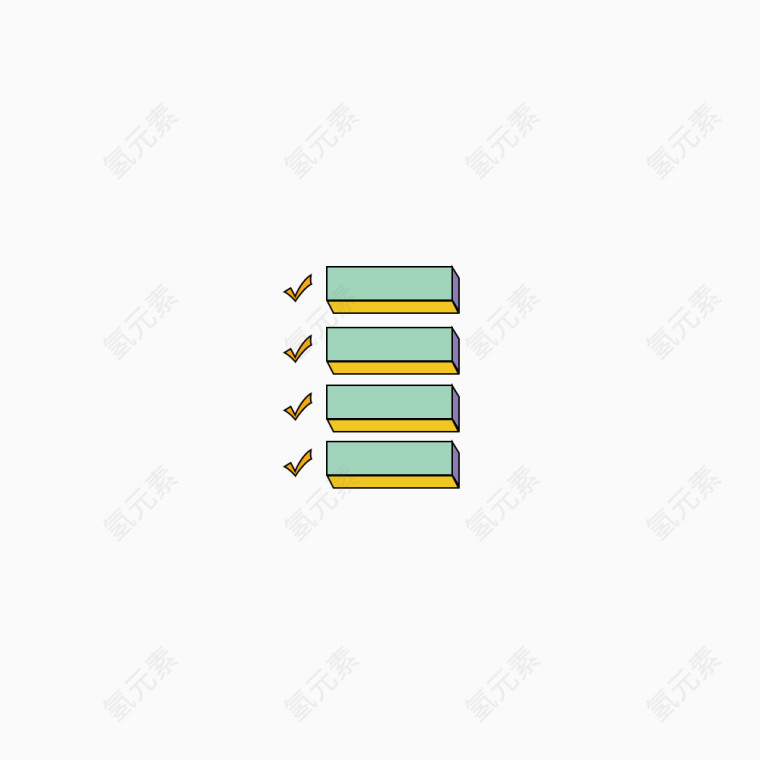 卡通边框信息分类矢量图