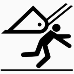 象形图粉碎的整个身体加载程序桶或电梯手臂symbols-icons