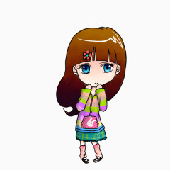 蓝色眼睛美女