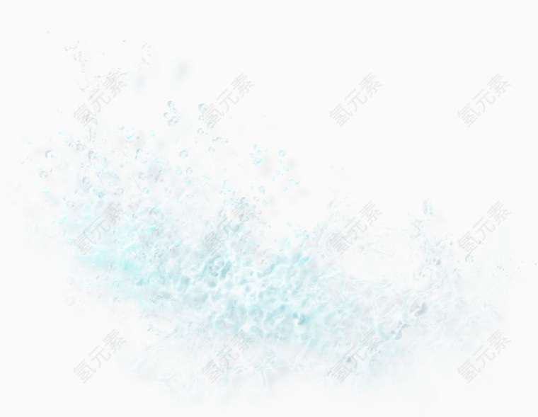 水珠素描卡通水花图片 海浪喷溅水珠