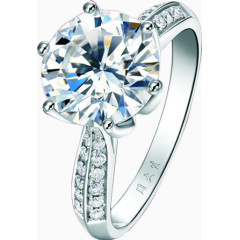 闪亮钻石戒指七夕情人节