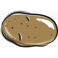 卡通蔬菜马铃薯土豆素材