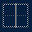 表边境中心垂直白色的ChalkWork-EDITING-CONTROLS-icons