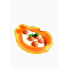 木瓜牛奶图片素材