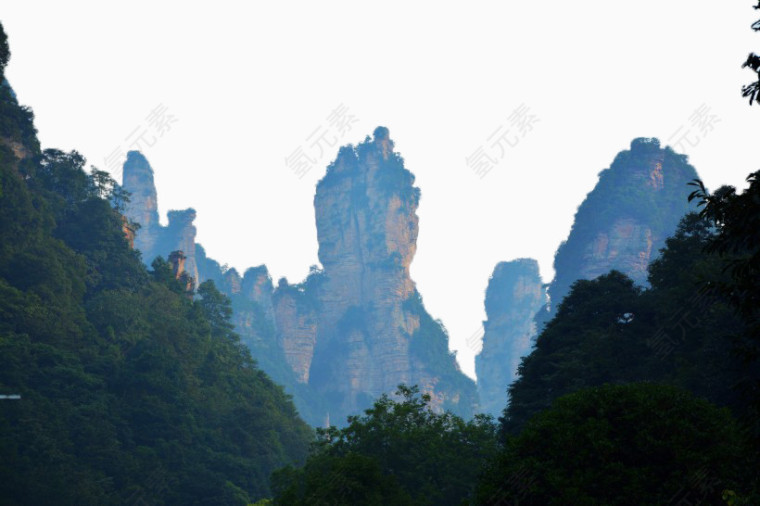 湖南张家界武陵源风景图片一