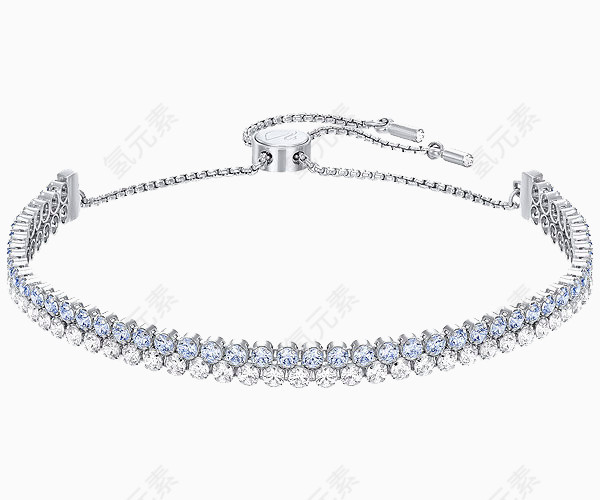 施华洛世奇首饰蓝色钻石手链