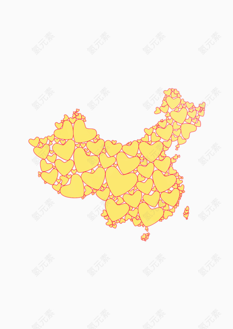 矢量中国地球