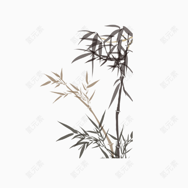 水墨竹子