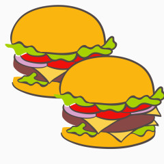 汉堡PNG矢量素材