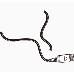 矢量电子产品黑白