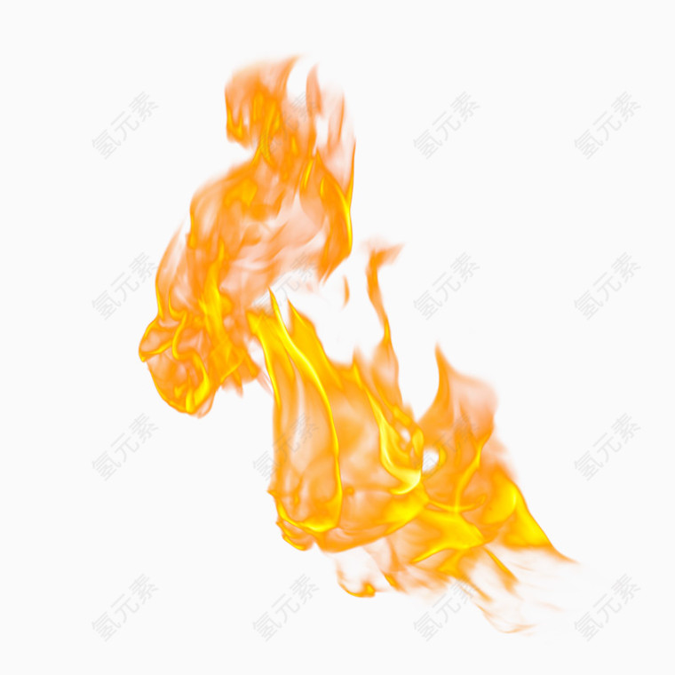 精美黄色火焰