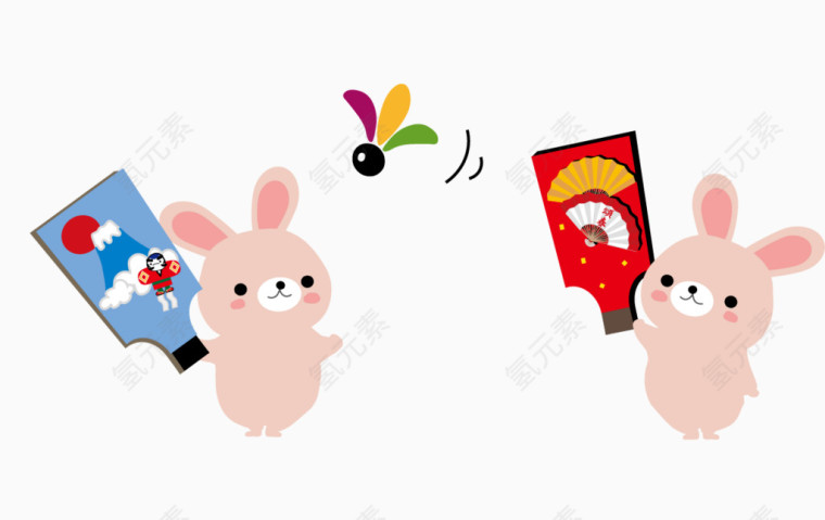 小清新可爱兔子