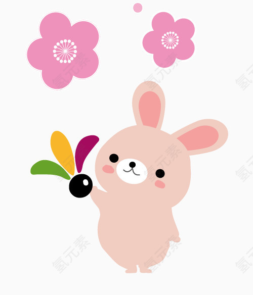 小清新可爱兔子