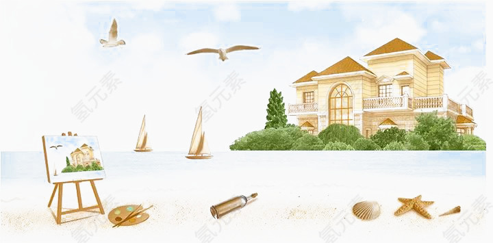 海边美景一角