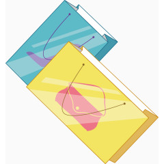 购物袋卡通手绘装饰元素