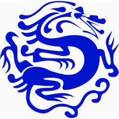 青花瓷龙图腾花纹