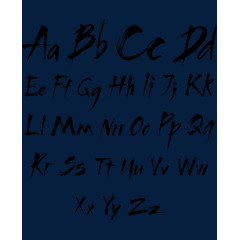 字母笔刷